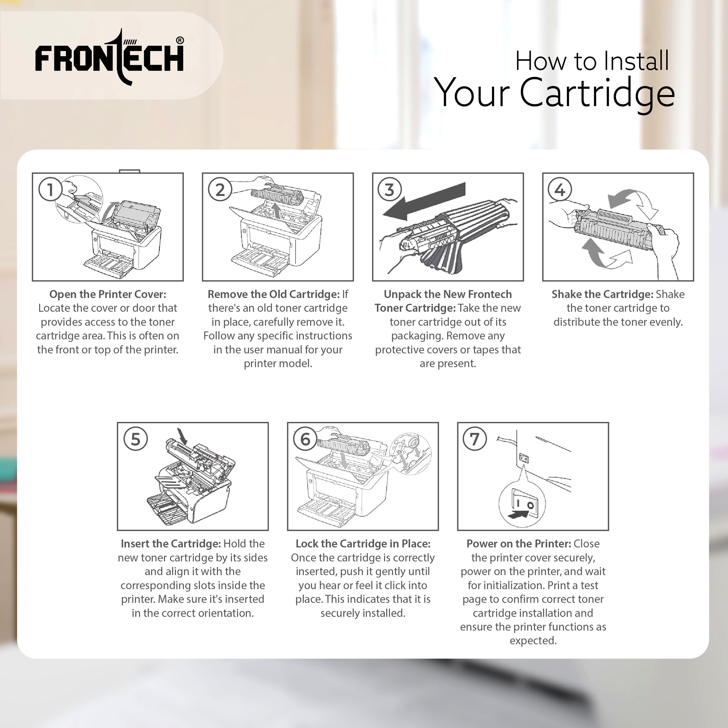 Frontech Q2612A Toner Cartridge | Compatible with HP LaserJet 1010-3050 Series (TC-0001) Frontech Q2612A Toner Cartridge | Compatible with HP LaserJet 1010-3050 Series (TC-0001)